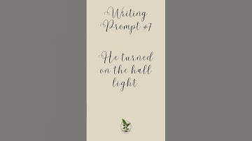 Writing Prompt #7 [30 Days of Writing Prompts]