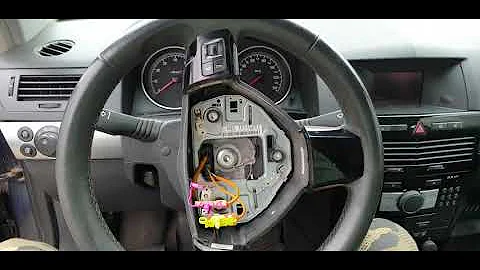 Как снять Airbag Opel Astra H