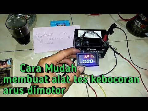 Alat Tes Kebocoran Arus Listrik Dimotor