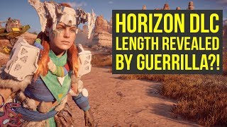 Horizon Zero Dawn DLC LENGTH REVEALED BY GUERRILLA GAMES Horizon Zero Dawn Frozen Wilds