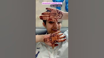 Karwachauth transition 2025😍| New mom edition 😍 #transition #karwachauth #mehendi #newmom #shorts