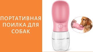 Портативная поилка Dog Bottle прогулочная. Обзор. Распаковка Портативная поилка Dog Bottle прогулочная. Обзор. Распаковка