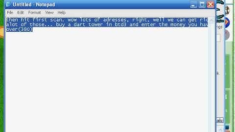 How to hack Bloons Tower Defence 3 with cheat engine 5.5