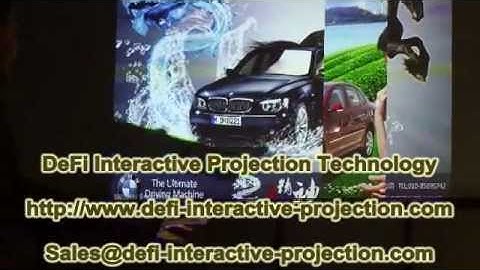 DEFI Interactive floor projection system with 72 effects from $120 to $200