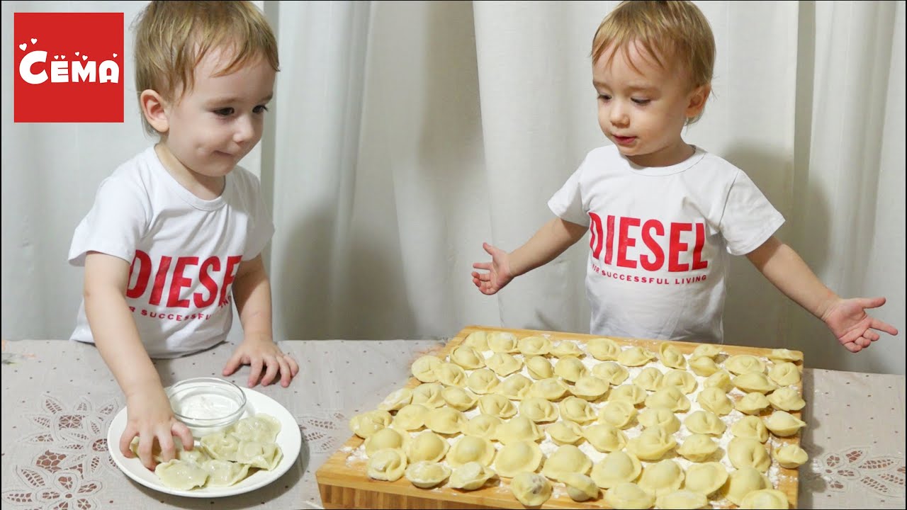 Пельмени домашние 100 пельменей Готовим с Сёмой Homemade dumplings