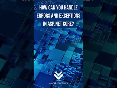 How can you handle errors and exceptions in ASP.NET Core?