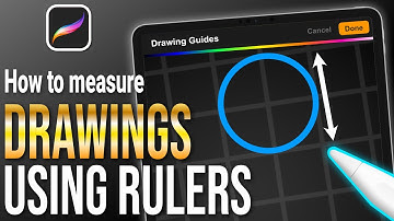 How To Measure Drawings in Procreate - Using Rulers
