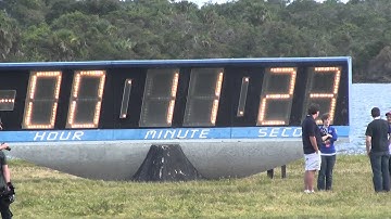 Kennedy Space Center countdown clock