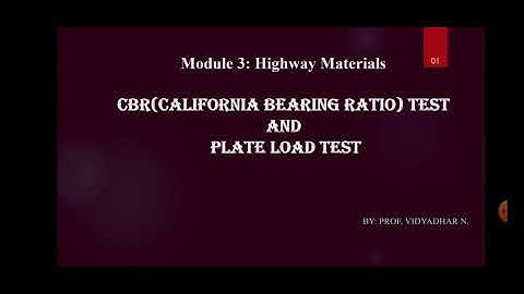 Highway Engineering 17CV63 | Module 3 Highway Materials