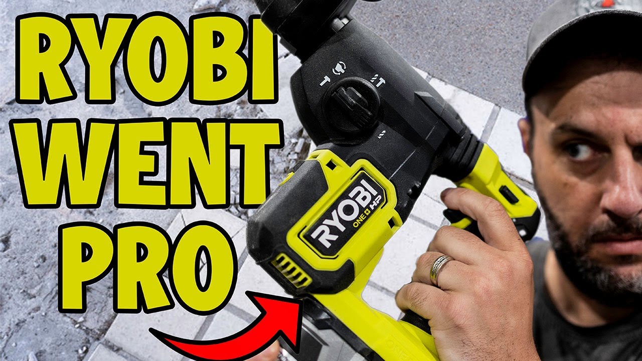 Ryobi Tool Just went PRO with This New Tool! The all new Ryobi HP Rotary  Hammer is next level 