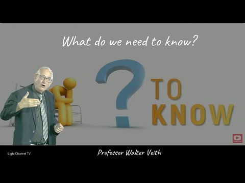 What do we need to know? | Professor Walter Veith - YouTube