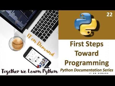 22. First Steps Towards Programming - YouTube