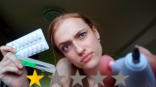 ASMR worst rated tattoo shop