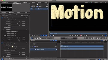 Motion 5 - 3D Text Materials
