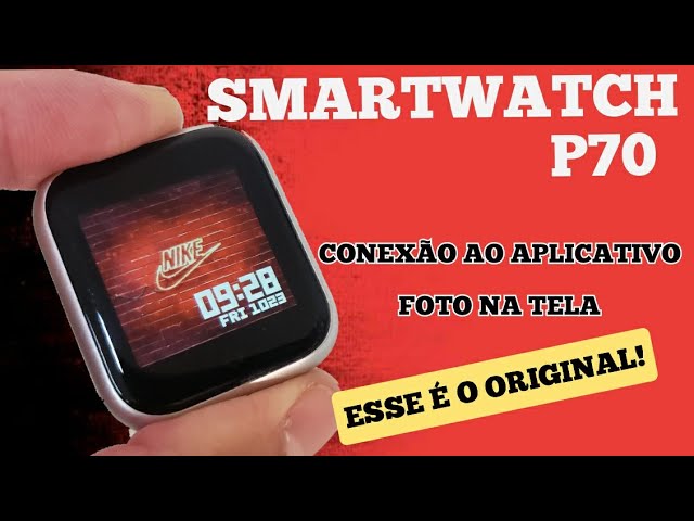 Relógio SmartWatch P70 PRO Original Aplicativo DA FIT