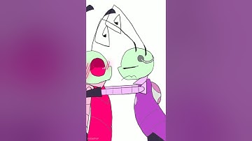 Oh no, she fell! | ZaTr / Zim x Tak animation - [Invader Zim]