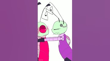 Oh no, she fell! | ZaTr / Zim x Tak animation - [Invader Zim]