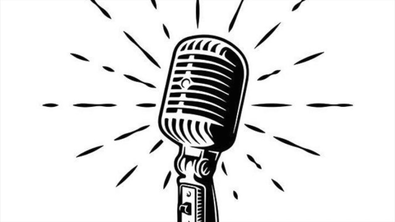 Микрофон мультяшная картинка