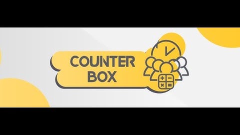 WordPress plugin Counter Box