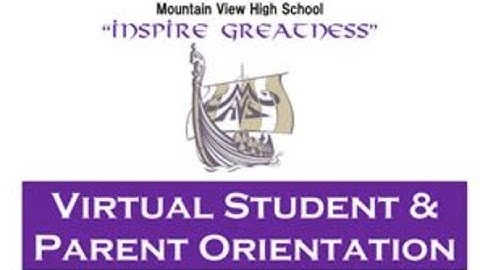 Virtual Student and Parent Orientation