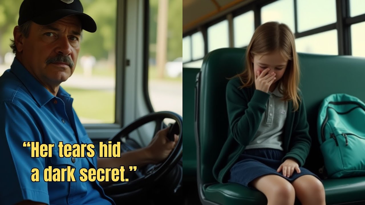Bus Driver Sees Girl Cry Every Day—What He Finds Under Her Seat Shocks Him | storytelling videos