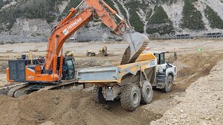 *Reschensee* Baustellen - Tour / Dump Truck Onboard