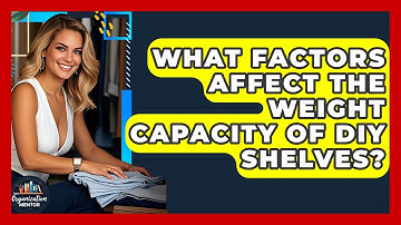 What Factors Affect The Weight Capacity Of DIY Shelves? - Your Organization Mentor