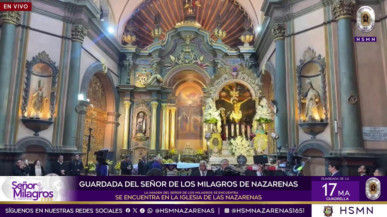 QUINTO RECORRIDO PROCESIONAL DEL SEÑOR DE LOS MILAGROS 2025 – MARTES 28 DE OCTUBRE