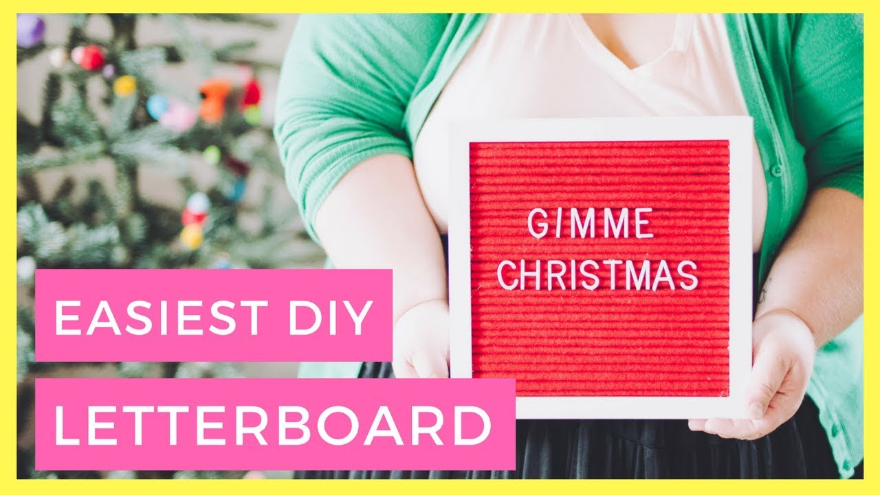 EASIEST DIY LETTERBOARD TUTORIAL!