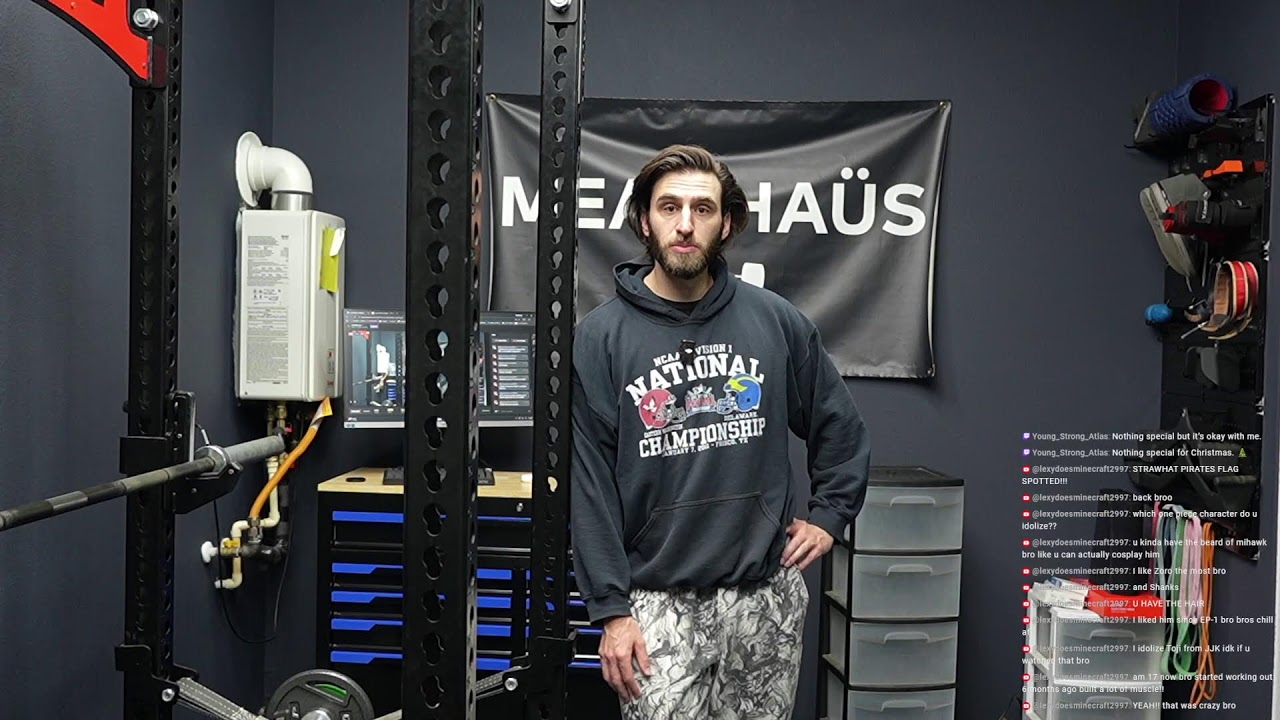 [LIVE] Back & Biceps | Training live from the MeatHaus