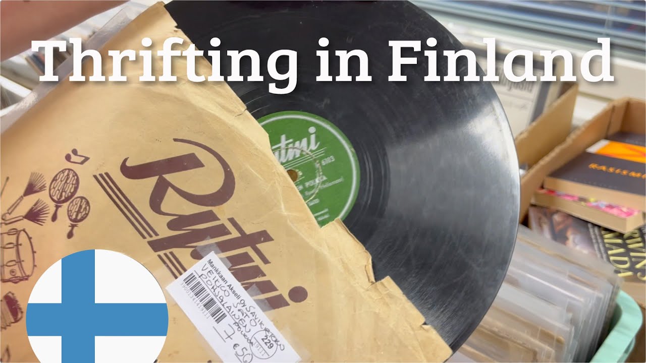 #160 🇫🇮Thrifting in Finland -  Unique vintage treasures