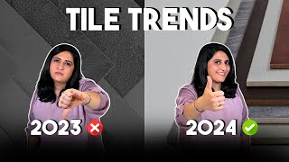 TOP TILE TRENDS FOR 2024 | Dead Tile Trends 2023 | TIEIC Ceramics