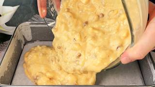 🍌 Der berühmte Bananenbrot Kuchen in 5 Minuten, der in ihrem Mund schmilzt!