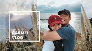 CARMEL VLOG | 卡梅尔小镇｜加州一号公路自驾游｜第一次在视频里吵架？第一次带🥟🥟出远门的表现是...