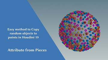 Copy Random objects to points in Houdini 19