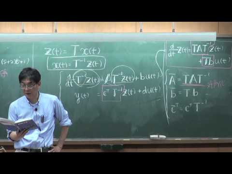 慶應大学講義 制御工学同演習第八回 状態空間表現,フィードバック制御