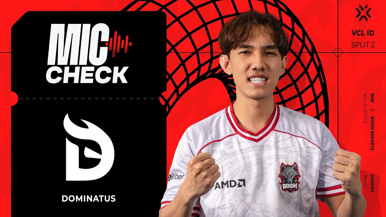 MIC CHECK BOOM ESPORTS VS DOMINATUS | VALORANT CHALLENGERS LEAGUE INDONESIA SPLIT 2 2023