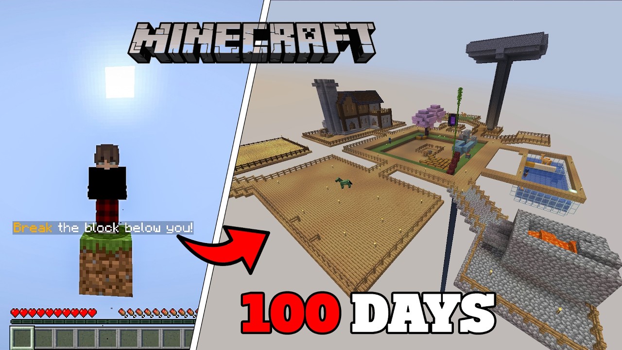 The BEST START EVER on ONE BLOCK Minecraft - YouTube