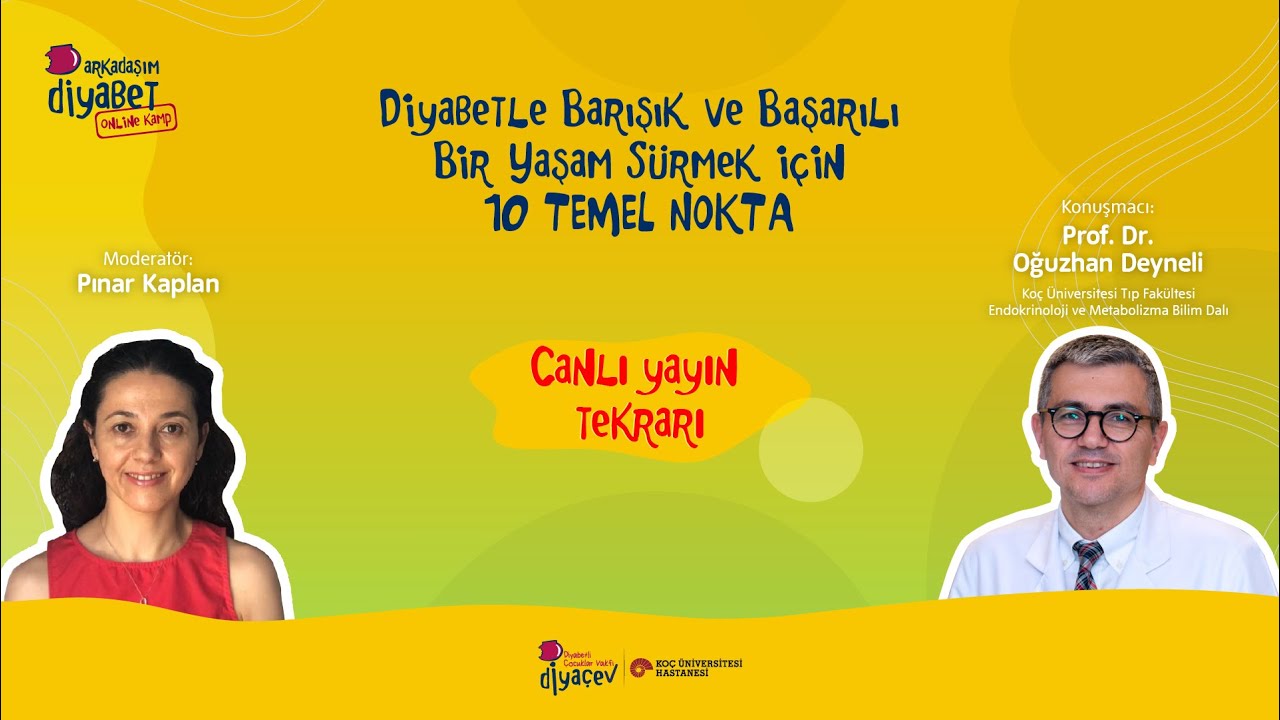 Diyabetle barışık ve başarılı bir yaşam sürmek için 10 temel nokta