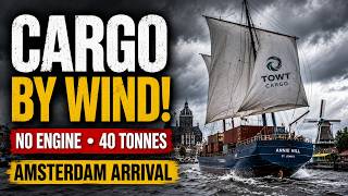 This Cargo Ship Has NO ENGINE! 40 Tonnes Sailed to Amsterdam | Unique Stories