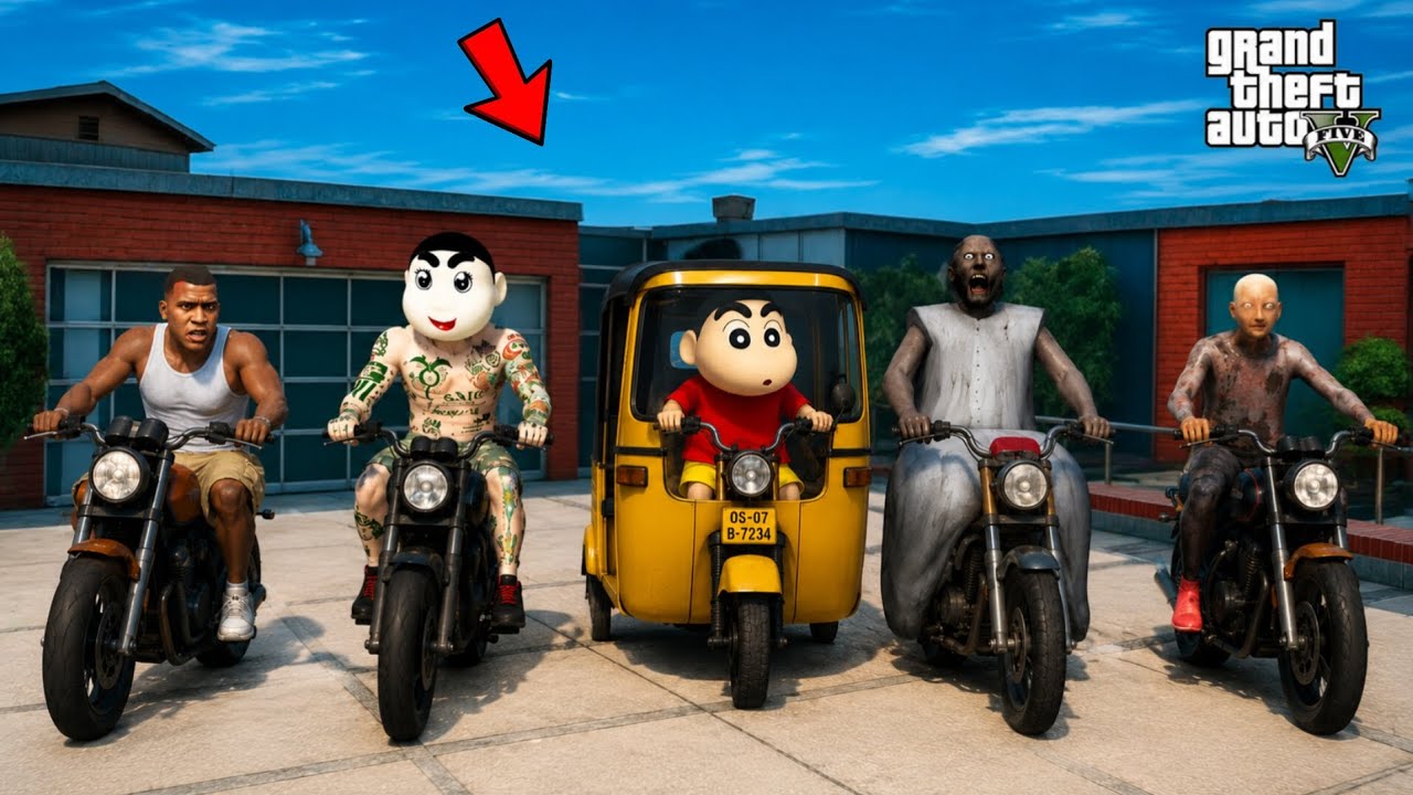 GTA 5 : LOSANDOS VEHICLES SHOW TEAM FRANKLIN AND FRIENDS 