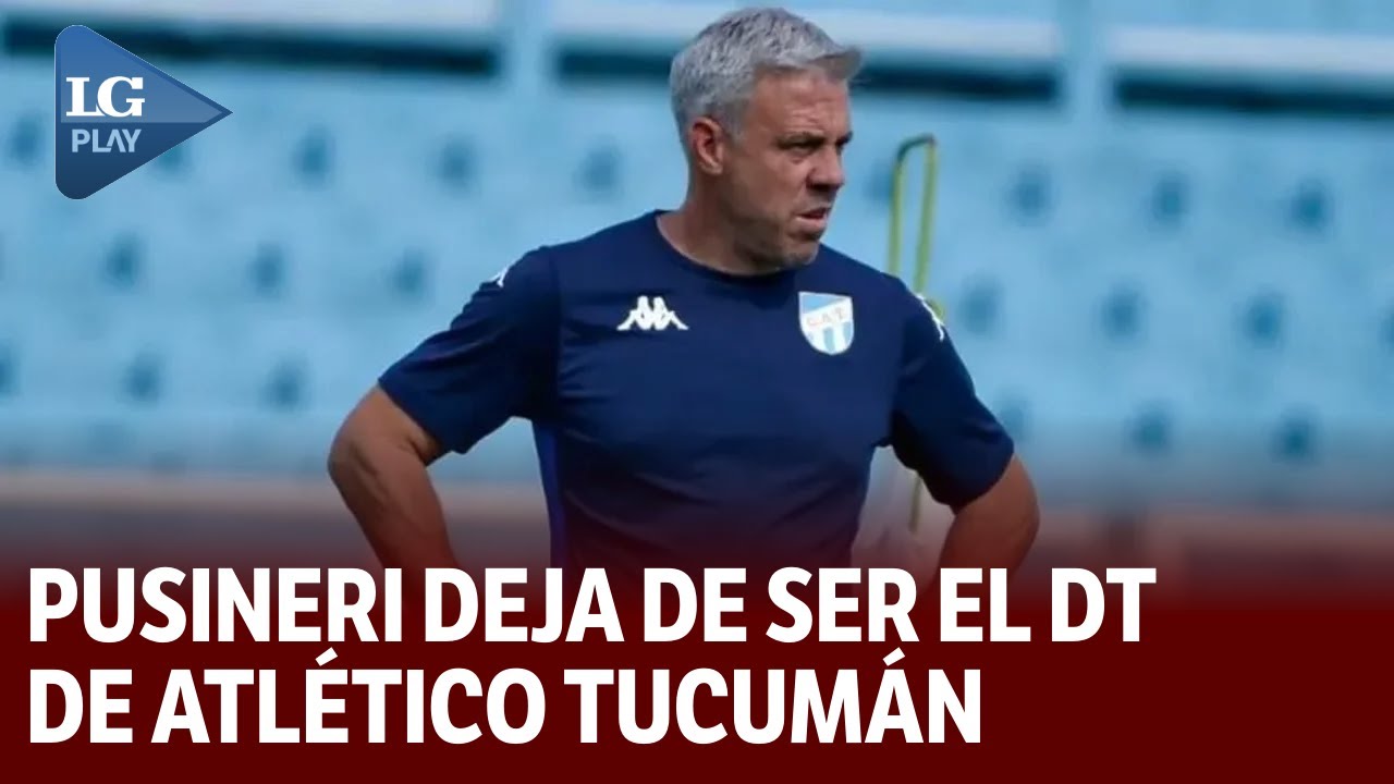 Lucas Pusineri deja de ser Director Técnico de Atlético Tucumán
