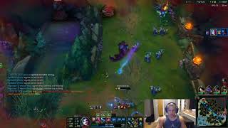 Tyler1 celebrates and gets killed by Lux