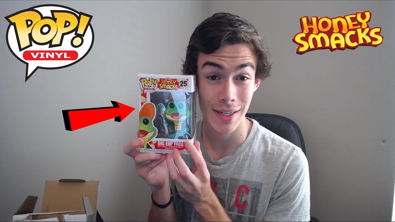 Honey Smacks Dig Em' Frog Ad Icon Funko Pop Unboxing! He Is So Cool ...