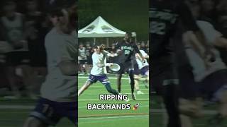 Does Seth Faris have the best backhand throw this year?