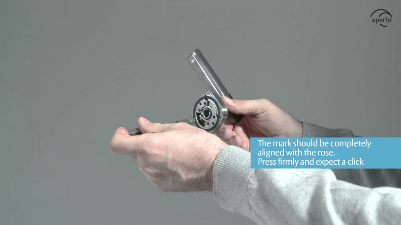 How to install the Aperio H100 Electronic Handle (SCAN profile)