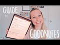 my guide to using goodnotes!!