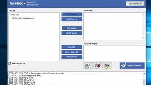 Facebook Group Poster