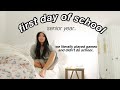 my first day of senior year (grwm & vlog)
