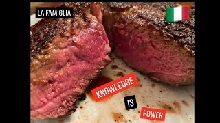 Knowledge Is Power: Chuck’s First Lesson -41 Day Dry Age 7 Bone Rib Eye | La Famiglia